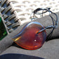 10 gr Comma Pendant Indonesian Blue Amber for Healing 25Y12