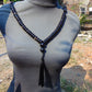 110 gram 108 Rosary Mala Buddha for Yoga and Meditation Indonesian Yellow Blue Amber for Healing 26my2