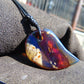 4 gr Comma Pendant Indonesian Blue Amber for Healing 25Y23