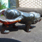 68 gr The 3D lion carving on Indonesian Cherry Red Amber for Healing L3P1