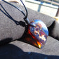 4 gr Comma Pendant Indonesian Blue Amber for Healing 25Y23