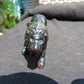 68 gr The 3D lion carving on Indonesian Cherry Red Amber for Healing L3P1