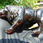 68 gr The 3D lion carving on Indonesian Cherry Red Amber for Healing L3P1