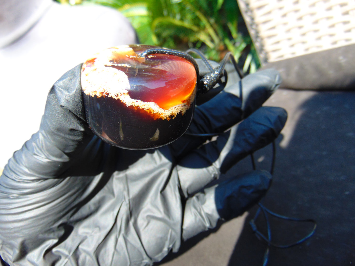 34 gr Donut Pendant Indonesian Amber for Healing 25N105