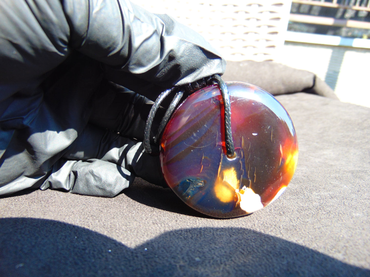 51 gr Donut Pendant Indonesian Amber for Healing 25N107