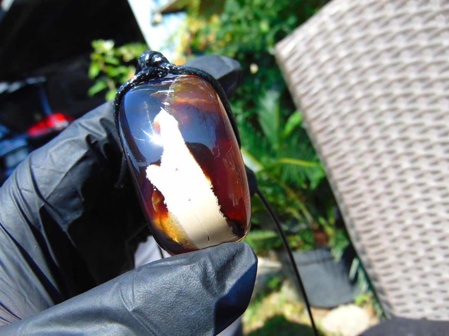 51 gr Donut Pendant Indonesian Amber for Healing 25N107