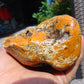 253 gram Polished Indonesia Yellow Aromatic Amber for Healing K10