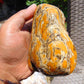 253 gram Polished Indonesia Yellow Aromatic Amber for Healing K10