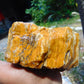 426 gram Polished Indonesia Yellow Aromatic Amber for Healing 26AYE24