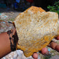426 gram Polished Indonesia Yellow Aromatic Amber for Healing 26AYE24