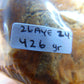 426 gram Polished Indonesia Yellow Aromatic Amber for Healing 26AYE24