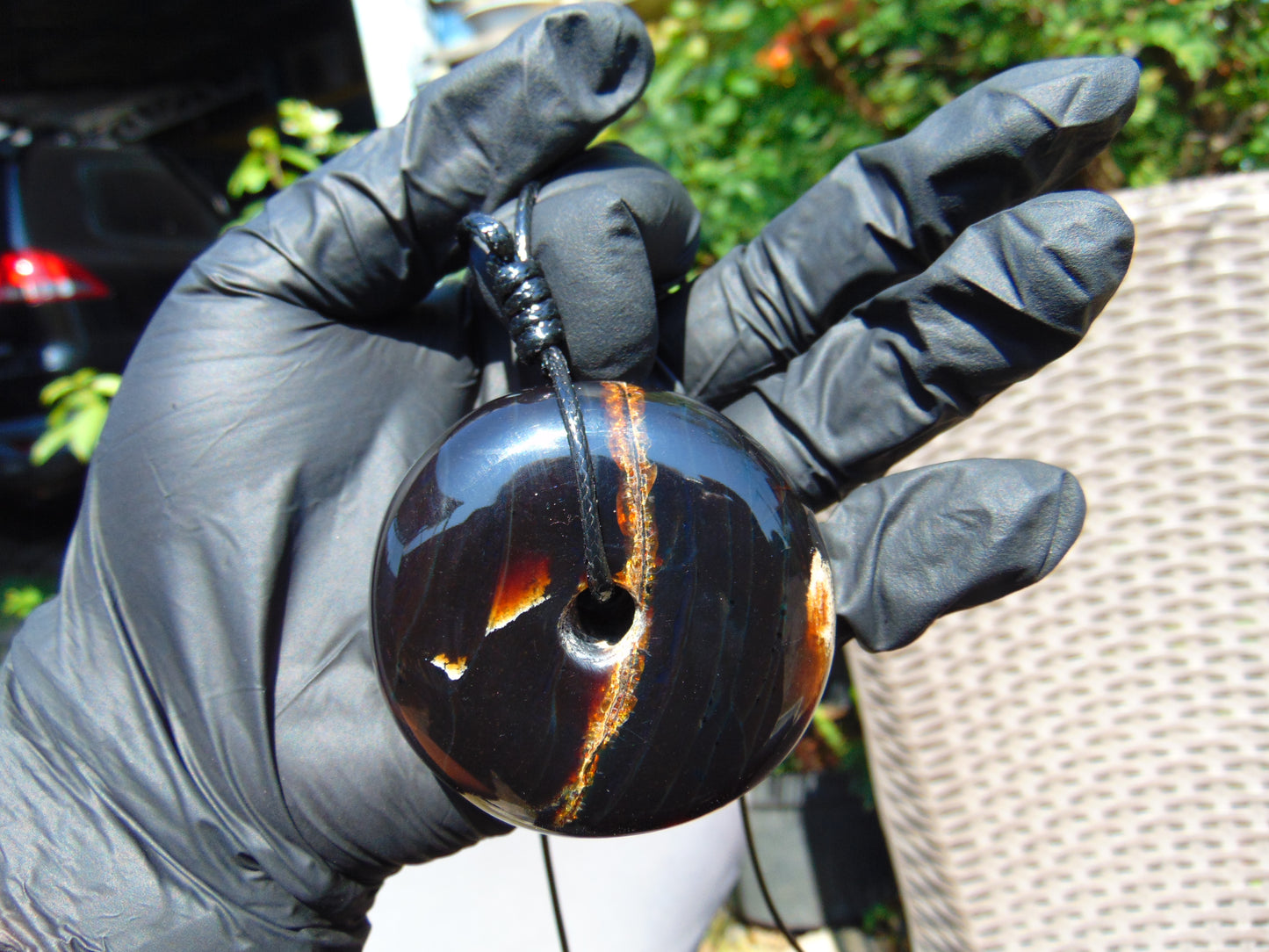 60 gr Donut Pendant Indonesian Amber for Healing 25N103