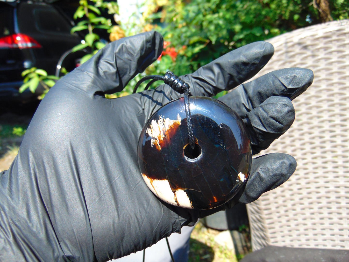 60 gr Donut Pendant Indonesian Amber for Healing 25N103