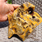 895 gram Polished Indonesia Yellow Aromatic Amber for Healing 26AYE46