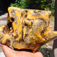 895 gram Polished Indonesia Yellow Aromatic Amber for Healing 26AYE46