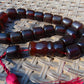 74 gr Komboloi Rosary 22+1 Beads 15x16 mm Indonesian Red Amber for Healing CO12