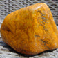 343 gram Polished Indonesia Yellow Aromatic Amber for Healing KM10