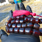 74 gr Komboloi Rosary 22+1 Beads 15x16 mm Indonesian Red Amber for Healing CO12