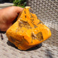 769 gram Polished Indonesia Yellow Aromatic Amber for Healing K812