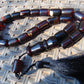 51 gr Komboloi Rosary 22+1 Beads 12x15 mm Indonesian Cherry Red Amber for Healing CO16