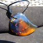 18 gr Comma Pendant Indonesian Blue Amber for Healing 25Y11