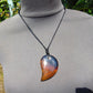 18 gr Comma Pendant Indonesian Blue Amber for Healing 25Y11