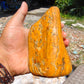 256 gram Polished Indonesia Yellow Aromatic Amber for Healing KM16