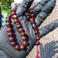 27 gr Hand Tasbih 33+2 Beads 10 mm Indonesian Cherry Red Amber for Healing TB10i5