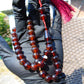 27 gr Hand Tasbih 33+2 Beads 10 mm Indonesian Cherry Red Amber for Healing TB10i5