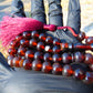 27 gr Hand Tasbih 33+2 Beads 10 mm Indonesian Cherry Red Amber for Healing TB10i5