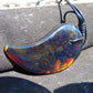 28 gr Comma Pendant Indonesian Blue Amber for Healing 25Y14