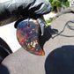 28 gr Comma Pendant Indonesian Blue Amber for Healing 25Y14