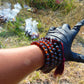 73 gram 108 Beads 10 mm Mala Buddha for Yoga and Meditation Indonesian Dark Red Amber for Healing MB13