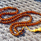 36 gram 108 Beads 7 mm Mala Buddha for Yoga and Meditation Indonesian Yellow Amber for Healing MB5