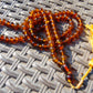 36 gram 108 Beads 7 mm Mala Buddha for Yoga and Meditation Indonesian Yellow Amber for Healing MB5