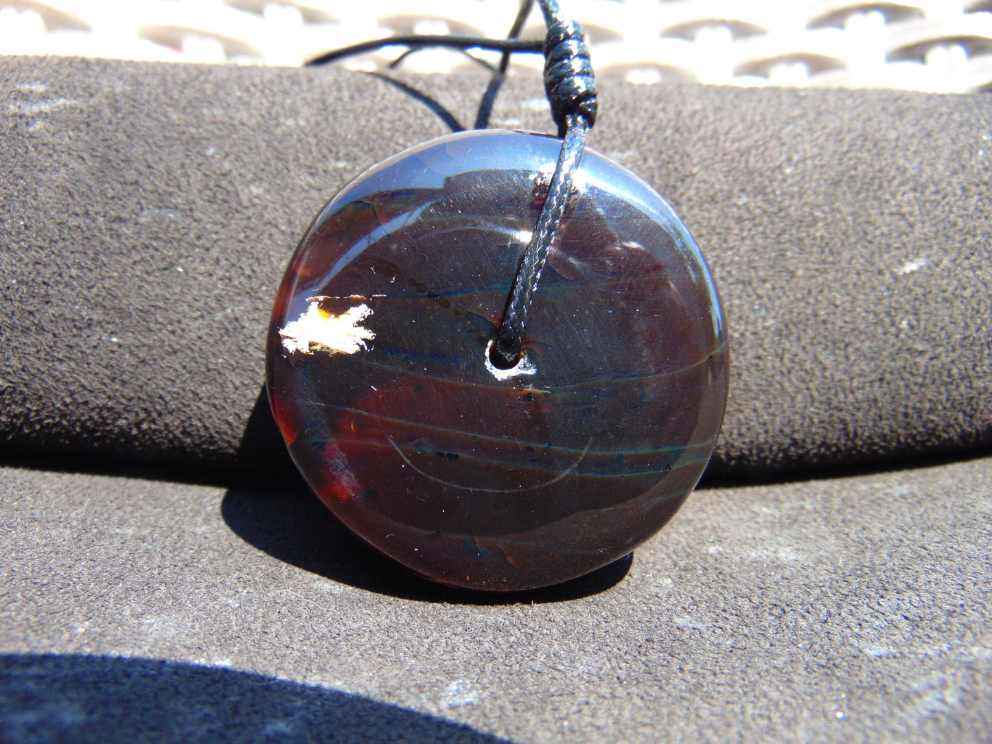 39 gr Big Donut Pendant Indonesian Amber for Healing 25N106