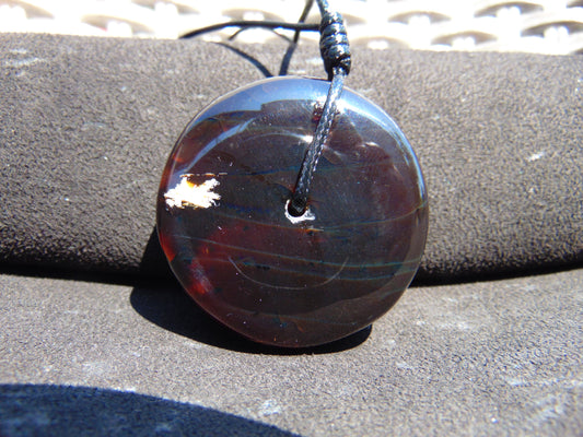 39 gr Big Donut Pendant Indonesian Amber for Healing 25N106