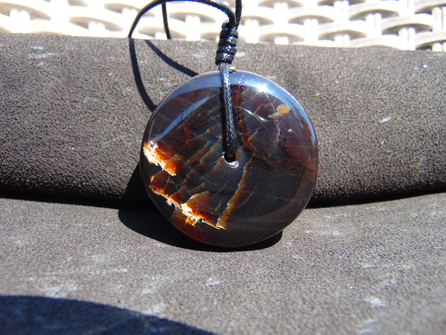 39 gr Big Donut Pendant Indonesian Amber for Healing 25N106