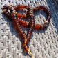 84 gram 108 Mala Buddha Necklace for Yoga Meditation Indonesian Yellow White Amber for Healing MB23