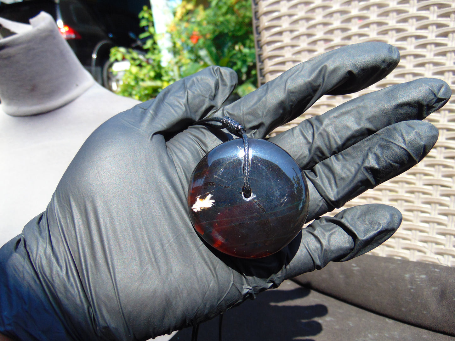 39 gr Big Donut Pendant Indonesian Amber for Healing 25N106