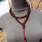 72 gram 108 Beads 10 mm Mala Buddha Necklace for Yoga Meditation Indonesian Red Amber for Healing MB23
