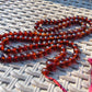 70 gram 108 Beads 10 mm Mala Buddha Necklace for Yoga Meditation Indonesian Cherry Red Amber for Healing MB24