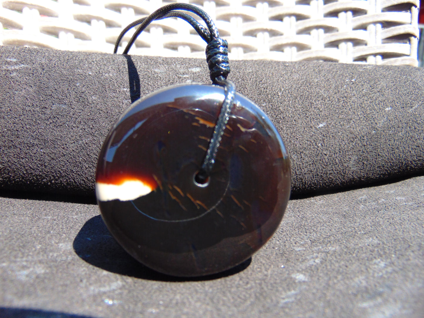 42 gr Donut Pendant Indonesian Amber for Healing 25Y59