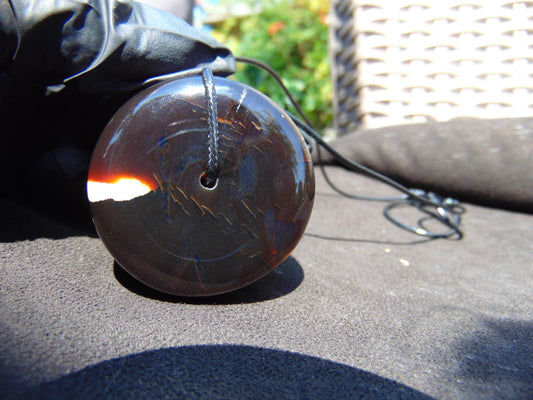 42 gr Donut Pendant Indonesian Amber for Healing 25Y59