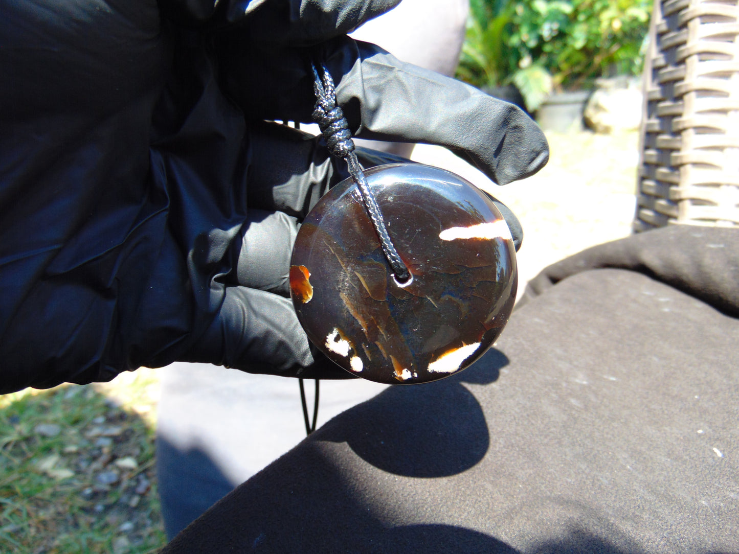 42 gr Donut Pendant Indonesian Amber for Healing 25Y59