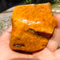 264 gram Polished Indonesia Yellow Aromatic Amber for Healing K06