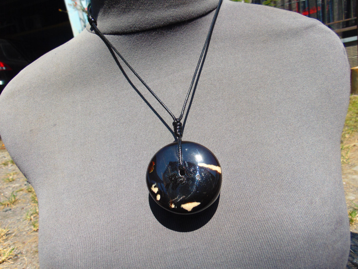 42 gr Donut Pendant Indonesian Amber for Healing 25Y59