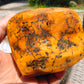 264 gram Polished Indonesia Yellow Aromatic Amber for Healing K06