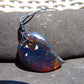 12 gr Comma Pendant Indonesian Blue Amber for Healing 25Y29