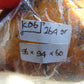264 gram Polished Indonesia Yellow Aromatic Amber for Healing K06